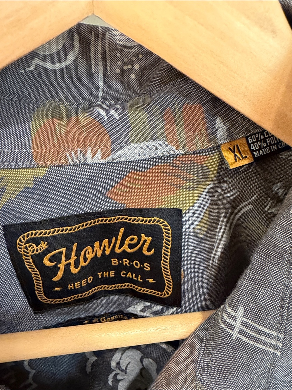 Howler Bros H Bar B Snapshirt - Caracara Country Size XL - Picture 4 of 10